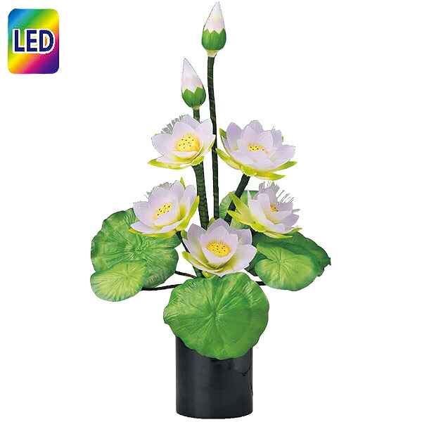 盆提灯 蓮華灯 お盆提灯 ルミナス灯 インテリア行灯 LED お盆ちょうちん 仏具 (23830 グランドルミナスSTD ラージ ハス) 蓮の花 お盆用品 お盆用 置き提灯 お盆飾り 新盆 初盆 提灯 モダン 常花灯 おしゃれ 岐阜提灯 モダン提灯 盆 お供え ぼんちょうちん 造花 花 光る|アイルインテリアエクセル