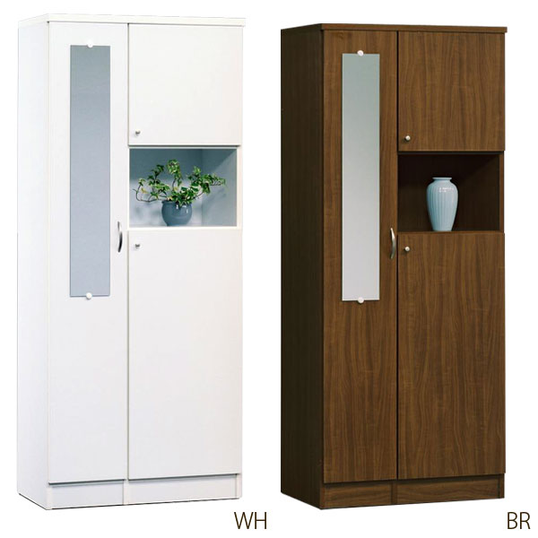 ディープ 75 シューズBOX/H 靴箱 玄関収納 靴入れ 収納 シンプル おしゃれ ナチュラル 白 ホワイトWH/BR|アイルインテリアエクセル