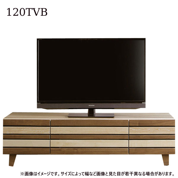テレビボード テレビ台 TVボード ミックス 幅120 フルオープンレール 格子 転倒防止機能付き ナチュラル 【アクター】