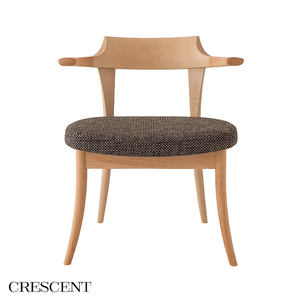 CRESENT クレセント LDセミアームチェア 張り座 SG240AB NY ビーチ 天然木 リビング ダイニング ナチュラル 飛騨産業