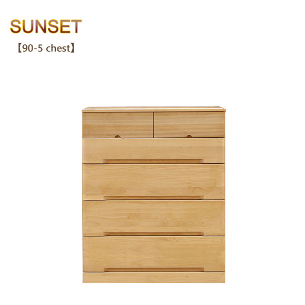 超目玉 チェスト おしゃれ 日本製 アルダー無垢 サンセット90 5 超人気の Www Lexusoman Com