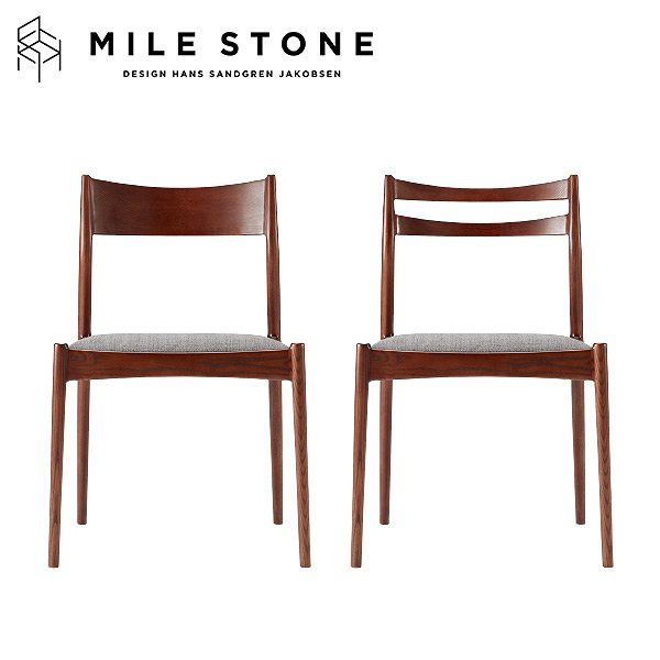 ダイニングチェア MILE STONE Dining Chair Fabric リビング 椅子 食卓椅子 チェア ファブリック おしゃれ 高級感 シック モダン 34,775円