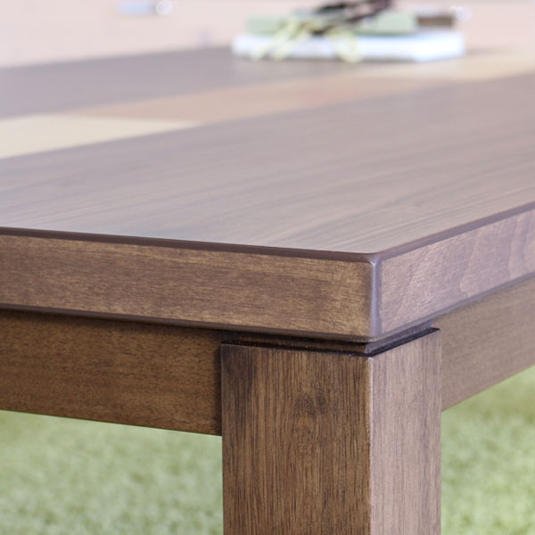 楽天市場 こたつ 継ぎ足 長方形こたつ こたつテーブル 高さ調節 ハロゲンヒーター おしゃれ 長方形こたつテーブル ラインズ 135サイズ 家具調 こたつ ローテーブル ウォールナット 家具調コタツ 炬燵 Table テーブル アイルインテリアプランニング