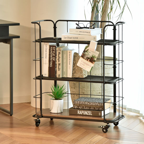 黒のメッシュ二段ひな壇ディスプレイラック 黒のメッシュ二段ひな壇ディスプレイラック