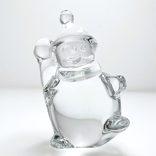 楽天市場】バカラ 雪だるま プレイング スノーマン オブジェ ノエル