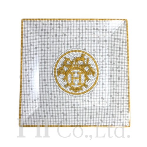 楽天市場】エルメス HERMES アフリカ プレート スクエア 長方形 角皿