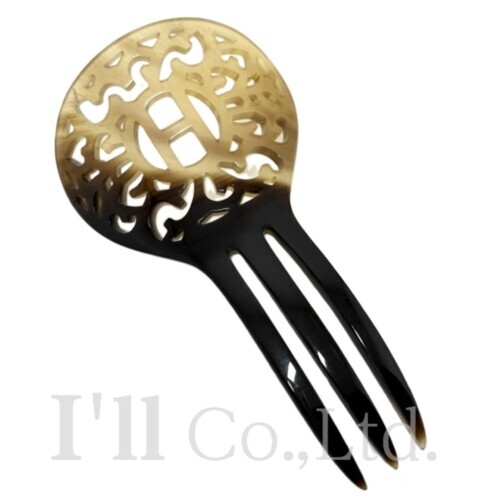 HERMES 【新品未使用】バッファローホーン　ヘアアクセサリー　かんざし 楽天市場】HERMES エルメス かんざし 簪 髪飾り ヘアスティック