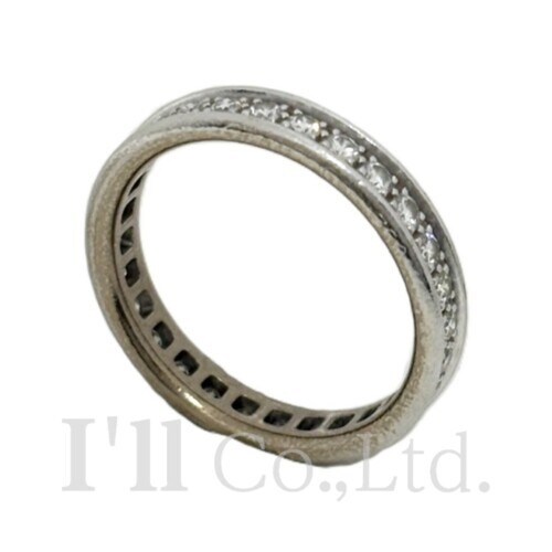 【中古】CARTIER　カルティエ　バレリーナ　ウェディング　フルエタニティ　ダイヤ　リング　750WG　28Pフルダイヤモンド　＃49　ブランドジュエリー　アクセサリー　指輪　9号　Au750　K18WG　ホワイトゴールド　18金　結婚　マリッジ【中古】【83368】｜Ｉ&rsquo;ｌｌ 店 96,800円