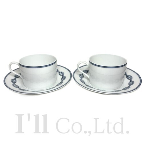 楽天市場】HERMES エルメス/シェーヌダンクル カップ&ソーサー ペア