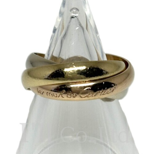 【中古】CARTIER カルティエ トリニティ リング クラシックモデル 750PG 750WG 750YG #51 ブランドジュエリー アクセサリー 指輪 11号 K18 18金 Au750 スリーカラーゴールド 3連 三連 マストドゥ ロゴ【中古】【85981】|I’ll 店