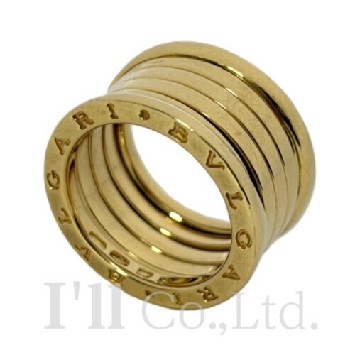 【中古】BVLGARI ブルガリ ビー・ゼロワン 5バンド リング 750YG #50 ブランドジュエリー アクセサリー 指輪 10号 B-zero1 ビーゼロワン ロゴ スパイラル Au750 K18YG 750イエローゴールド 18金【中古】【86609】|I’ll 店