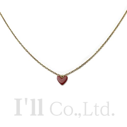 楽天市場】アーカー AHKAH ネックレス ティランハート レッド 赤 樹脂
