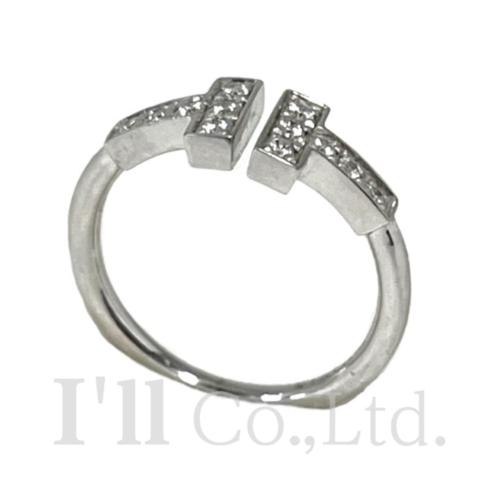 美品 Tiffany Tワイヤー ティーワイヤー リング 750 K18 13号 美品 Tiffany Tワイヤー ティーワイヤー リング 750 K18 美品 Tiffany