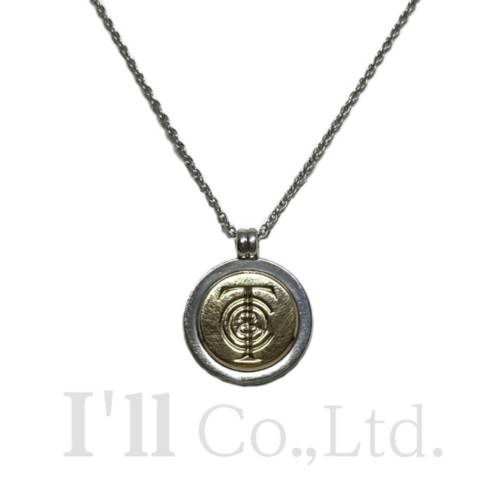TIFFANY＆Co. ティファニー T&C コインのみ　18KT & 925 TIFFANY&Co.】ティファニー T&C コイン ペンダントトップ