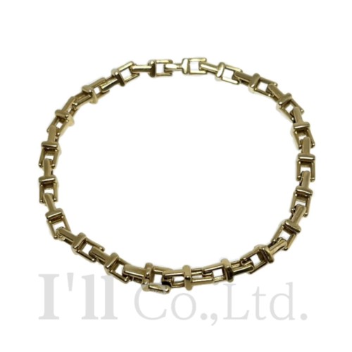 ティファニー18kコンビヴィンテージドーナツチェーンブレスレット 16cm ヴィンテージ ティファニー ドーナツチェーン ブレスレット