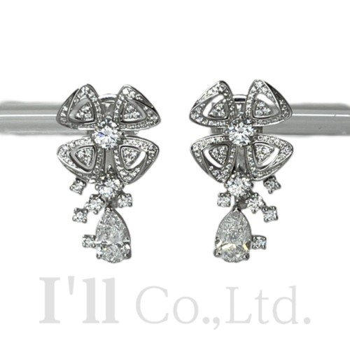 BVLGARI　ヴィンテージ　パレンテシ　ラージ　フープ　750　K18　ピアス BVLGARI ブルガリ ピアス パレンテシ ラージ ヴィンテージ フープ 750