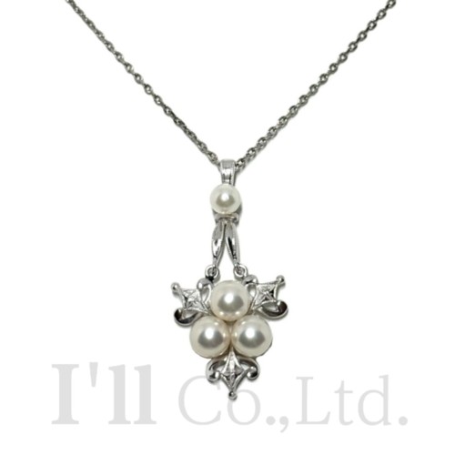 【超美品】ミキモト　フェザーコレクション　パールペンダント 楽天市場】ミキモト□フェザー コレクション ペンダント パール