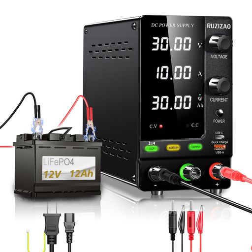 RUZIZAO兼ね合い化ワット数30V10A4桁起電力電流ワット数書きあらわすエンコーダ合わせる事務机とっ始めワット数スイッチングワット数6V12V24V独居室申し受ける用変数直流兼ね合い化ワット数めっき試み室用直流兼ね合い化ワット数灯し火抑えつける備品ダンス楽隊最終生産物…