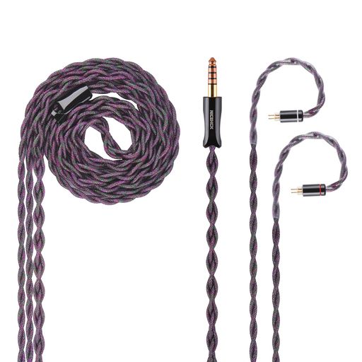 NICEHCK SsOrpheus イヤホンリケーブル 0.78mm 2Pin 4.4mm リケーブル スーパーフラッグシップ 5N単結晶純銀導体 非メッキOFC脱磁プラグ hifiリケーブル イヤホンアップグレードケーブル 金属製コネ…|Ilmondomall