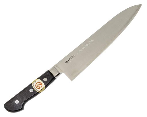 堺源吉日本製牛刀まかない方210粍モリブデン鋼三層鋼本割込木柄堺のまかない方020238
