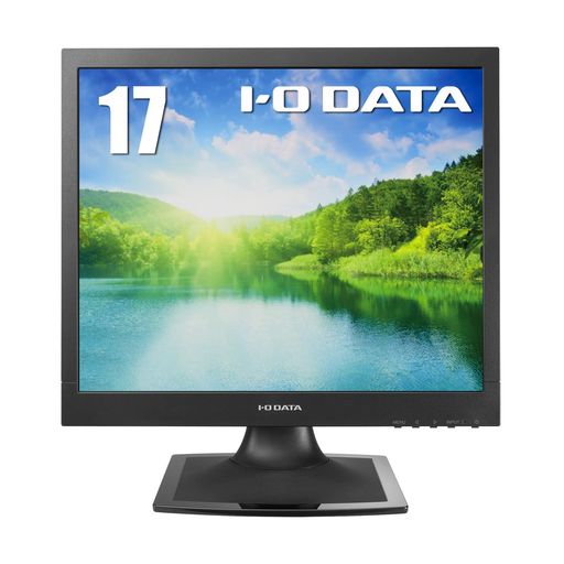 アイ・オー・データIODATAスクエアモニター17インチSXGATNパネルブラック(アナログRGB/DVI-D/VESA対応/スピーカー付/メーカー5年保証/土日サポート/日本メーカー)LCD-AD173SESB-A/E