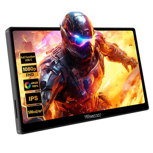 7インチポータブルモニタータッチスクリーン、ミニモニターIPS1080P(1920x1080)120Hz、LCDディスプレイセカンドスクリーン小型USBC・HDMIモニター、ゲーミング用スイッチ/PS5/Xbox/ラップトップ/PC…