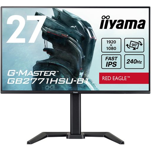 iiyamaゲーミングモニターディスプレイ27in240サイクル0.4msIPS遣りかた盛りだくさん固定ディスク高さ自然調整角度自然調整縦回転させるHDMIDisplayPortUSBこしき全有線テレビ付3年引き受ける国内受け支えるG-MASTER