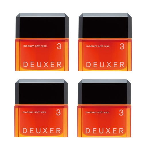 DEUXER(デューサー)ミディアムソフトワックス3(4個仕掛ける)ヘアワックスフローラルベリー
