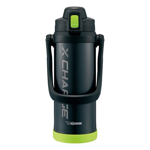 象印(ZOJIRUSHI)吸い筒直飲みスポーツタイプステンレスジャグボトル2.06L菩提樹黒いことSD-BD20-BG2060ml