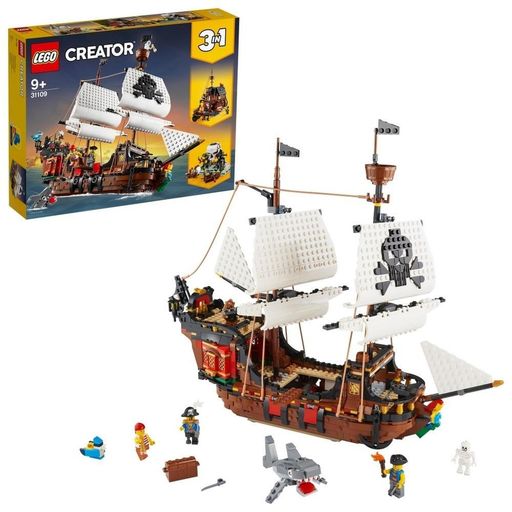 レゴ(LEGO)創造者パイレーツ船手あそび手あそび生まれ落ちる日差し上げ物立ちはだかる御坊っちゃんうしろ帯赤ちゃん9歳10歳11歳小学生乗物船小船乗物車ミニカー31109