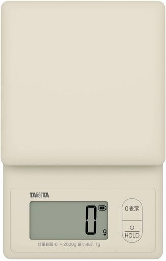 タニタ洗えるスケール2kgベージュKW-2G01-BE 4,914円