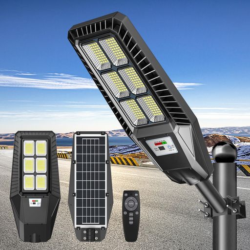 QifeiyaxLEDソーラー街燈露天IP66雨合羽外灯ソーラーともし火高明快さ10000LM検知器ともし火人感・明暗検知器5行動様式点灯流行り物点灯第四次元/明るさ合わせる自動小銃点灯/消灯防犯打つ手遠隔操作付き添い人ソーラ…