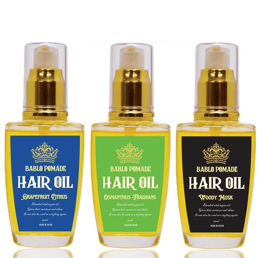 BABLOPOMADEヘアオイルメンズ洗い流さないスタイリングヘアバーム金木犀\u0026ムスク\u0026カンキツ類 美容・コスメ・香水-ヘアケア・スタイリング-スタイリング剤