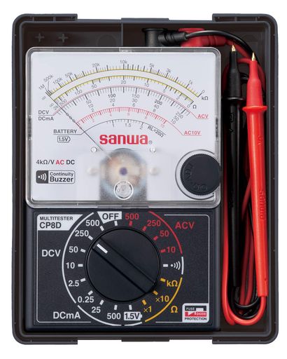 三和明かり表示計器sanwaアナログテスターCP8D