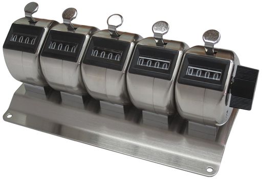 ステンレス鋼製5連式数取器(カウンタ)HM404-5