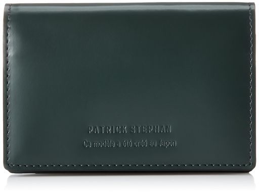 [パトリックステファン]名刺入れ-カードケースbrillantユニセックス牛革ガラス224AAO22ダークグリーン