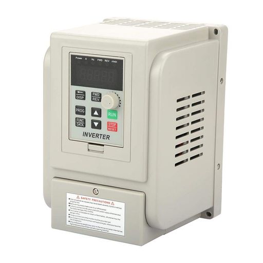 変数周波数運転AC220V2.2kW3相用単相VFDドライブインバーターデジタル書きあらわす画面付き添い人速力度コントローラーインバーターVFDモータードライブインバーターコンバーター