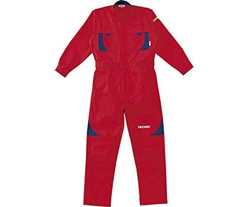 [山田辰]つなぎ服8620-005-LレッドL