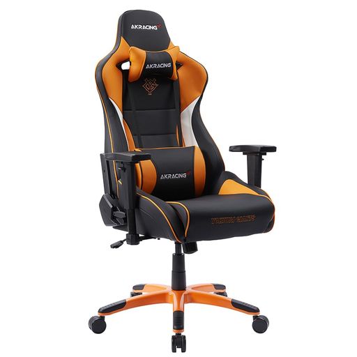 AKRacingゲーミングチェアデスクチェアオレンジPro-XV2Giants読売ジャイアンツコラボモデル高耐久PUなめし革180度リクライニング在宅リモート