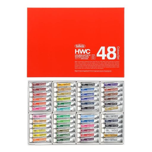 ホルベイン 澄み切った水彩画えの具 W409 5ml 48色仕かける 3409