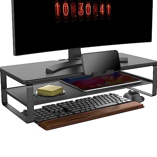 楽天市場】【送料無料】Doowiit モニター台 2段収納 ラック 卓上