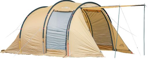 テントファクトリーフォーシーズントンネル2ルームテント4人用TF-4STU2-NRBE435x255x190(H)cm