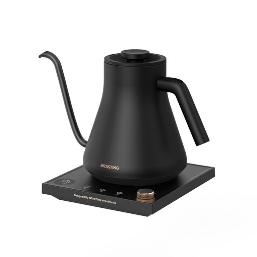 intasting電気ケトルコーヒー1°C単位の温度調節コーヒーケトル細口ドリップ1200W高速沸騰2時間保温LED表示パネル電気ポットドリップポット空焚き防止コンパクト0.9Lクリスマス新年プレゼン…