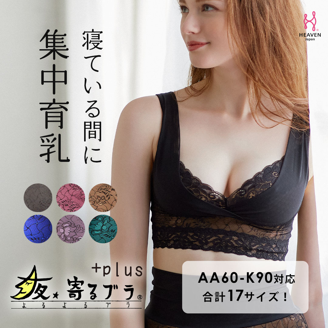 返品交換0円 夜寄るブラ Plus ナイトブラ 育乳 育乳ブラ ブラジャー 大きいサイズ 脇高 補正下着 小胸 バストアップ ブラ 夏 脇肉 垂れ 産後 夏用 セール価格 薄手 背 パッドなし おしゃれ 昼夜兼用 補整 かわいい ノンワイヤー 涼しい ワイヤレス レース バストアップ