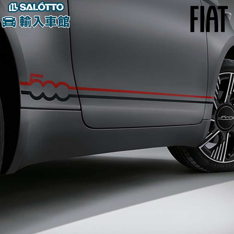 楽天市場】【 FIAT 純正 】ボンネット クローム ライン 500e