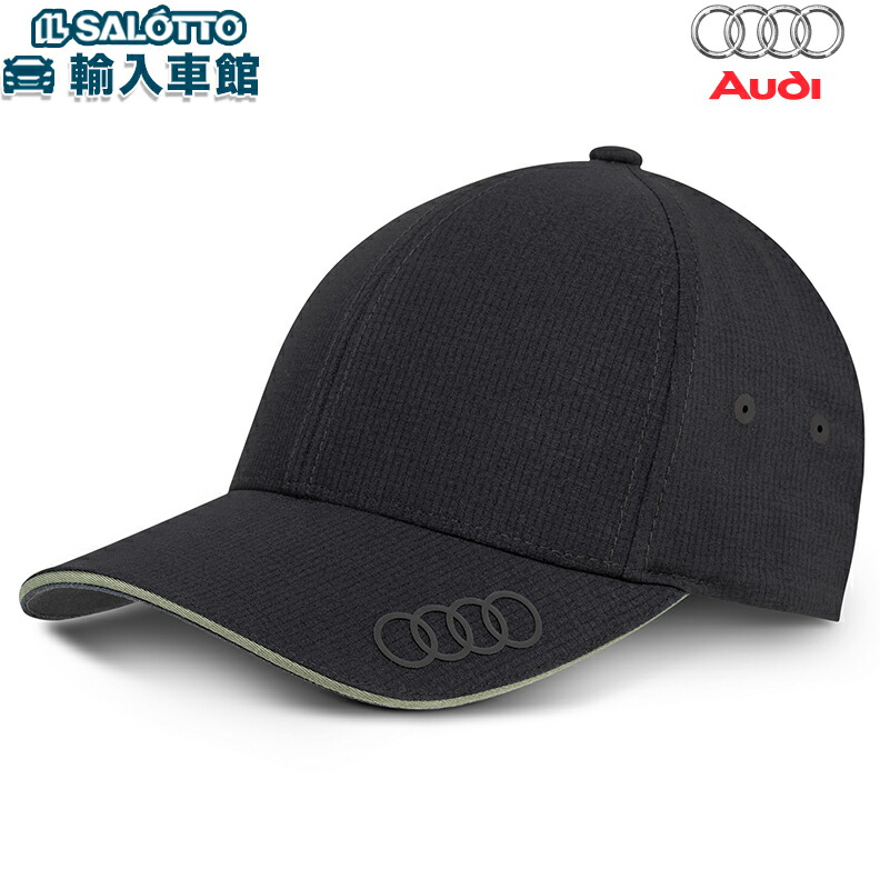 【Audi☆クアトロ】アウディ クアトロ 帽子 キャップ AUDI 純正 キャップ フーニトロン ロゴ 入り ブラック