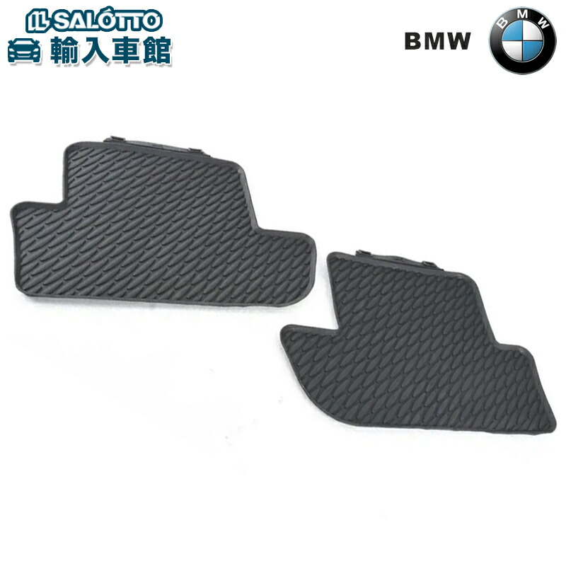 【 BMW 純正 】 オールウェザー フロアマット リア 6シリーズ クーペ F13 カブリオレ F12 2011～2019年 ブラック リヤ フロアー ラバー マット ビーエムダブリュー オリジナル アクセサリー