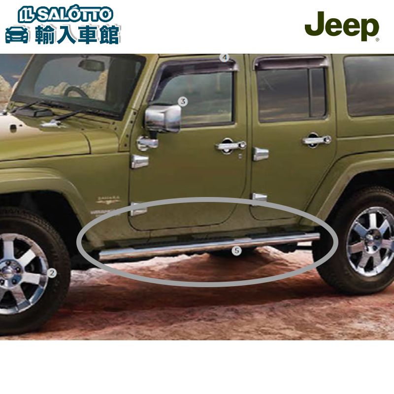 楽天市場】【 JEEP 純正 】サイド ステップ チューブタイプ JK