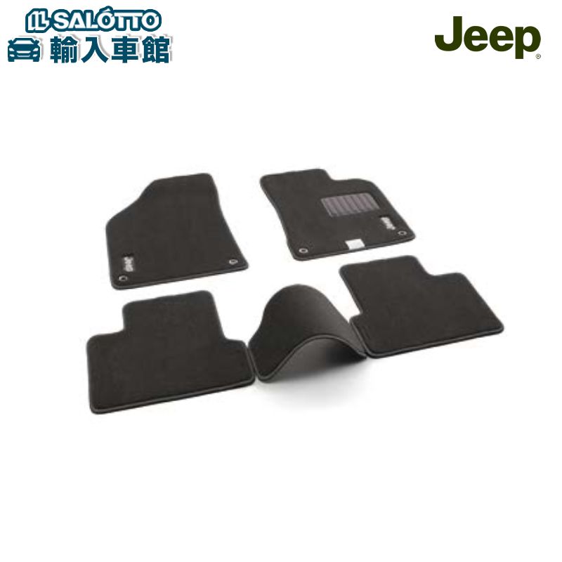 【 JEEP 純正 】 フロアマット（フロント/リア左右、リアセンターの5点セット） 適合：チェロキー Cherokee/