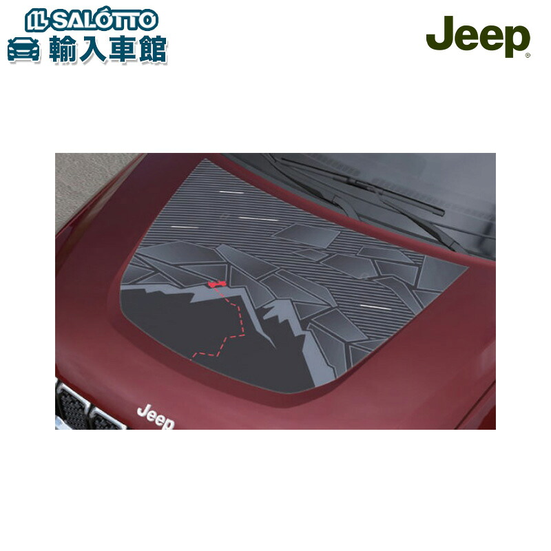 【 JEEP 純正 】 フード デカール TRAIL コマンダー H6 2022年～ ボンネット ステッカー ジープ オリジナル アクセサリー